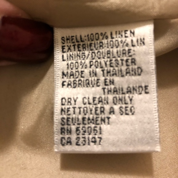 Talbots Linen Jacket - Picture 4 of 4